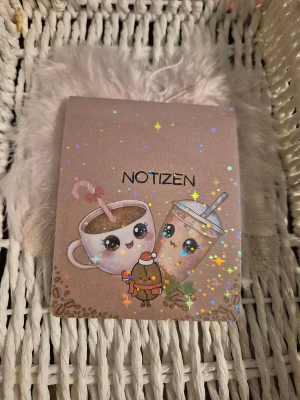 Notizzettel Block Shiba caffee