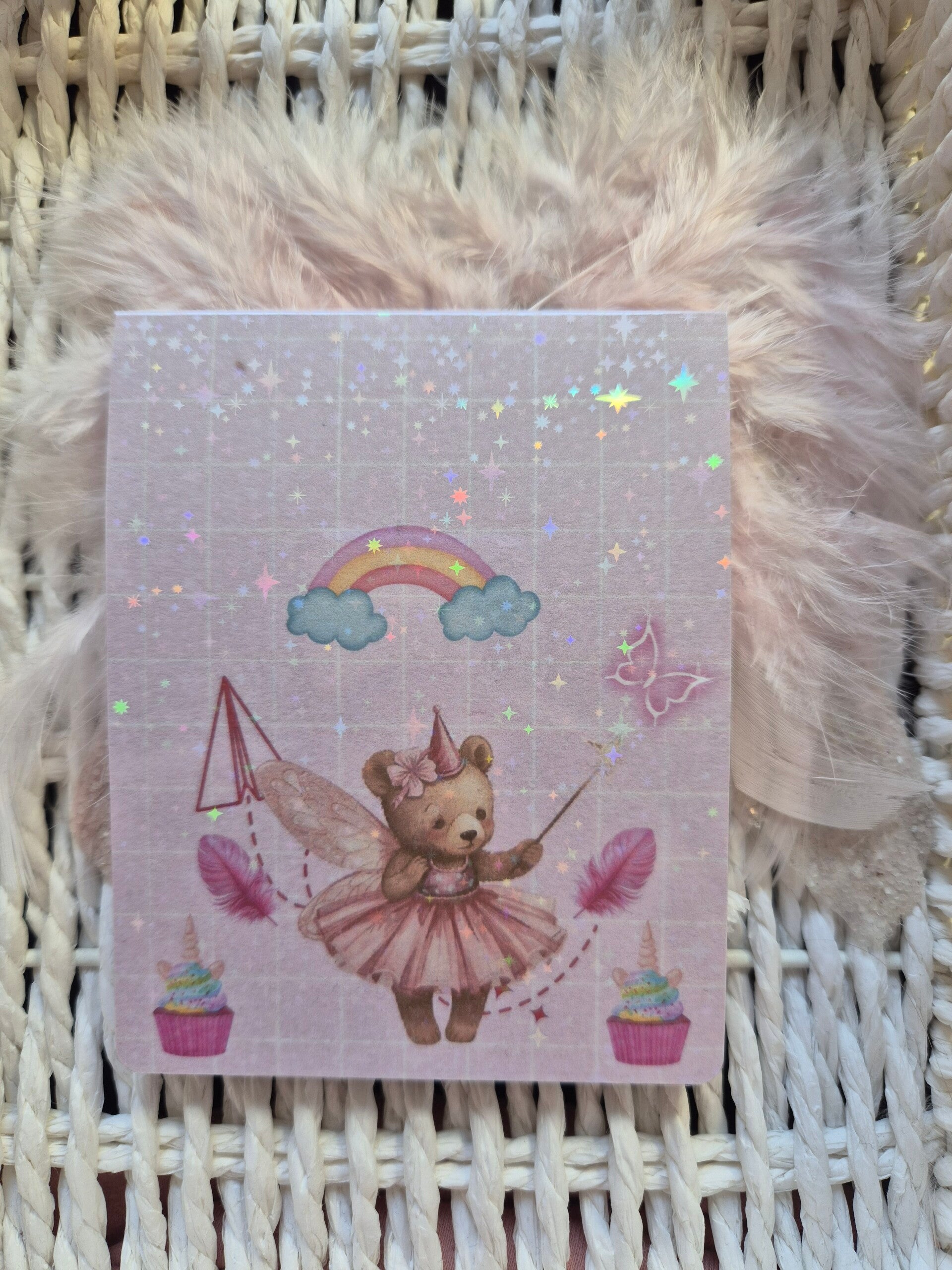 Notizzettel Block Teddy Ballerina