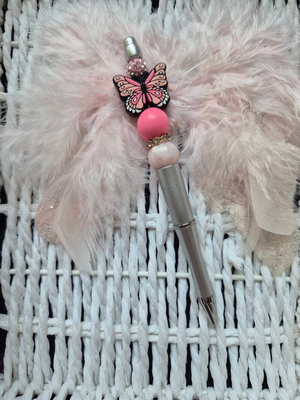 Kugelschreiber Schmetterling Silber