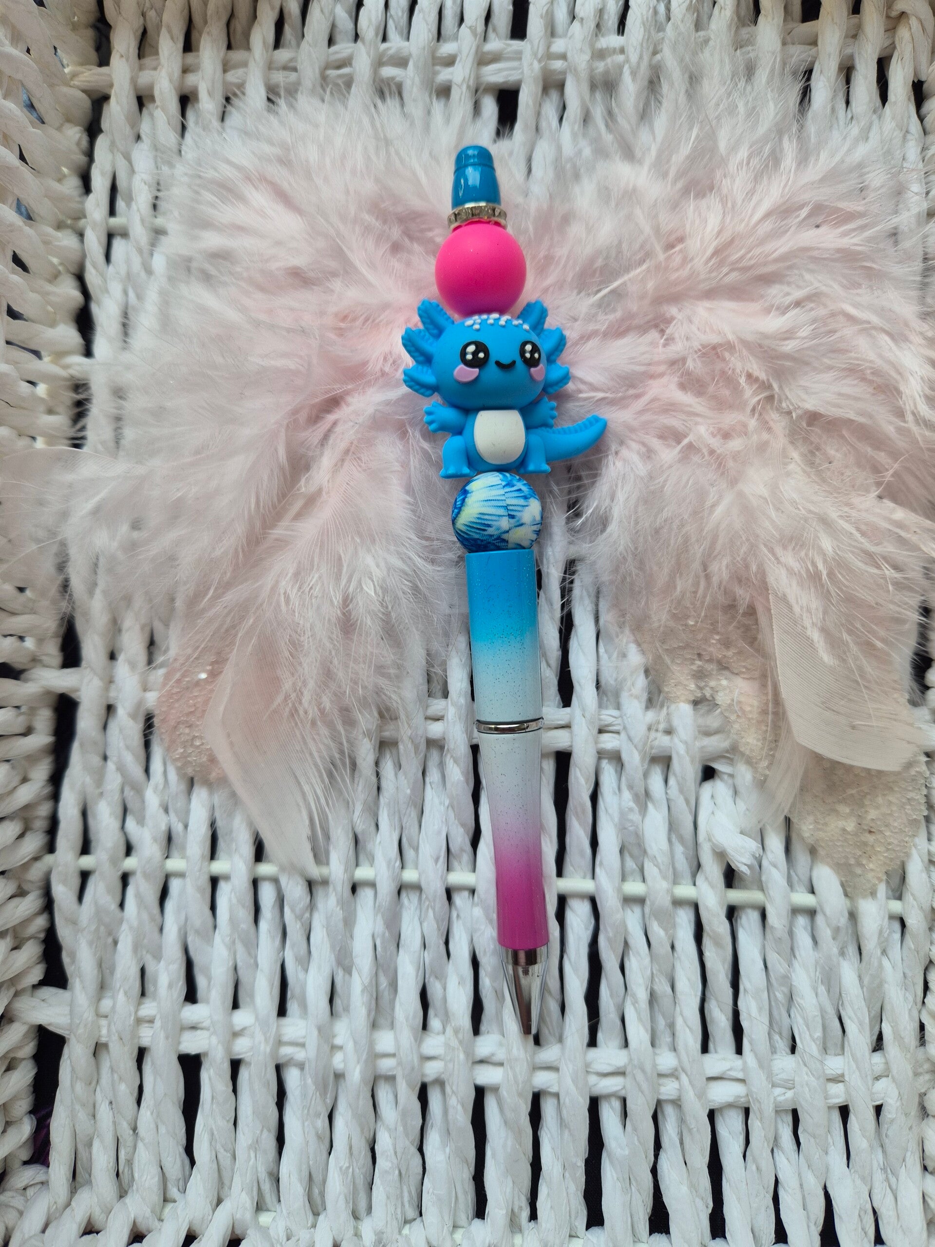 Kugelschreiber pink blau