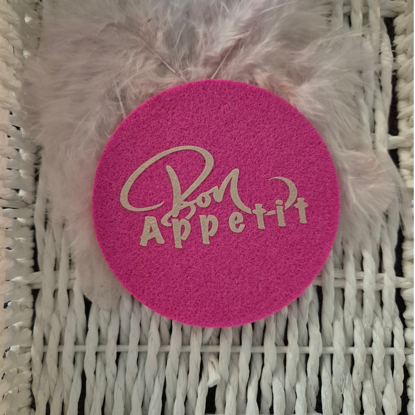 Filzuntersetzer Bon Appetit