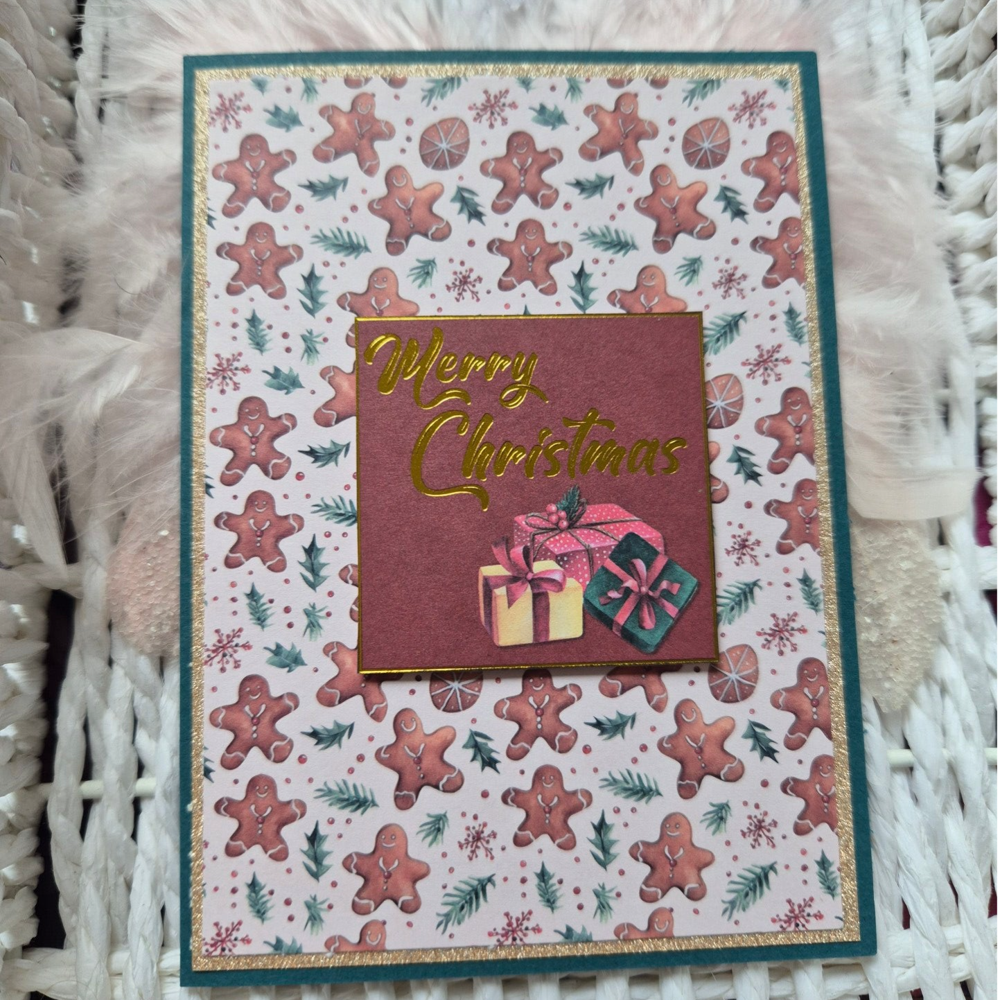 Weihnachtskarte Lebkuchen