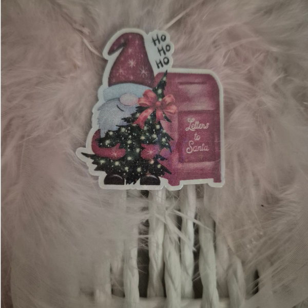 Weihnachtssticker mini Serie Santa Post