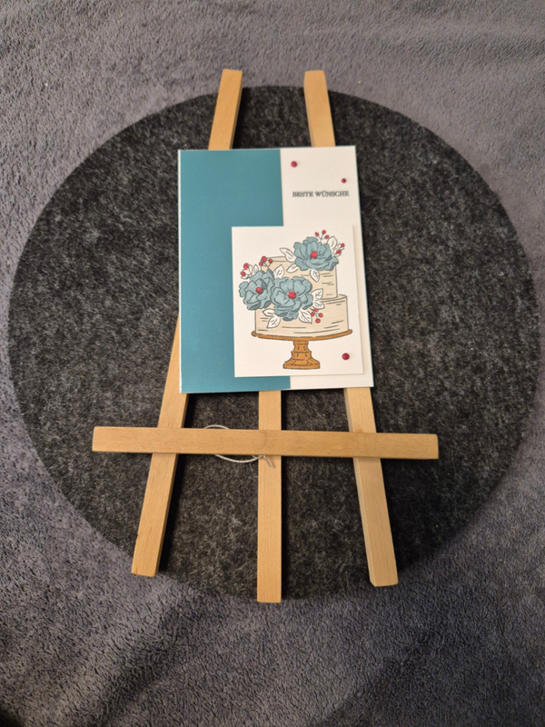 Grußkarte Geburtstag Torte