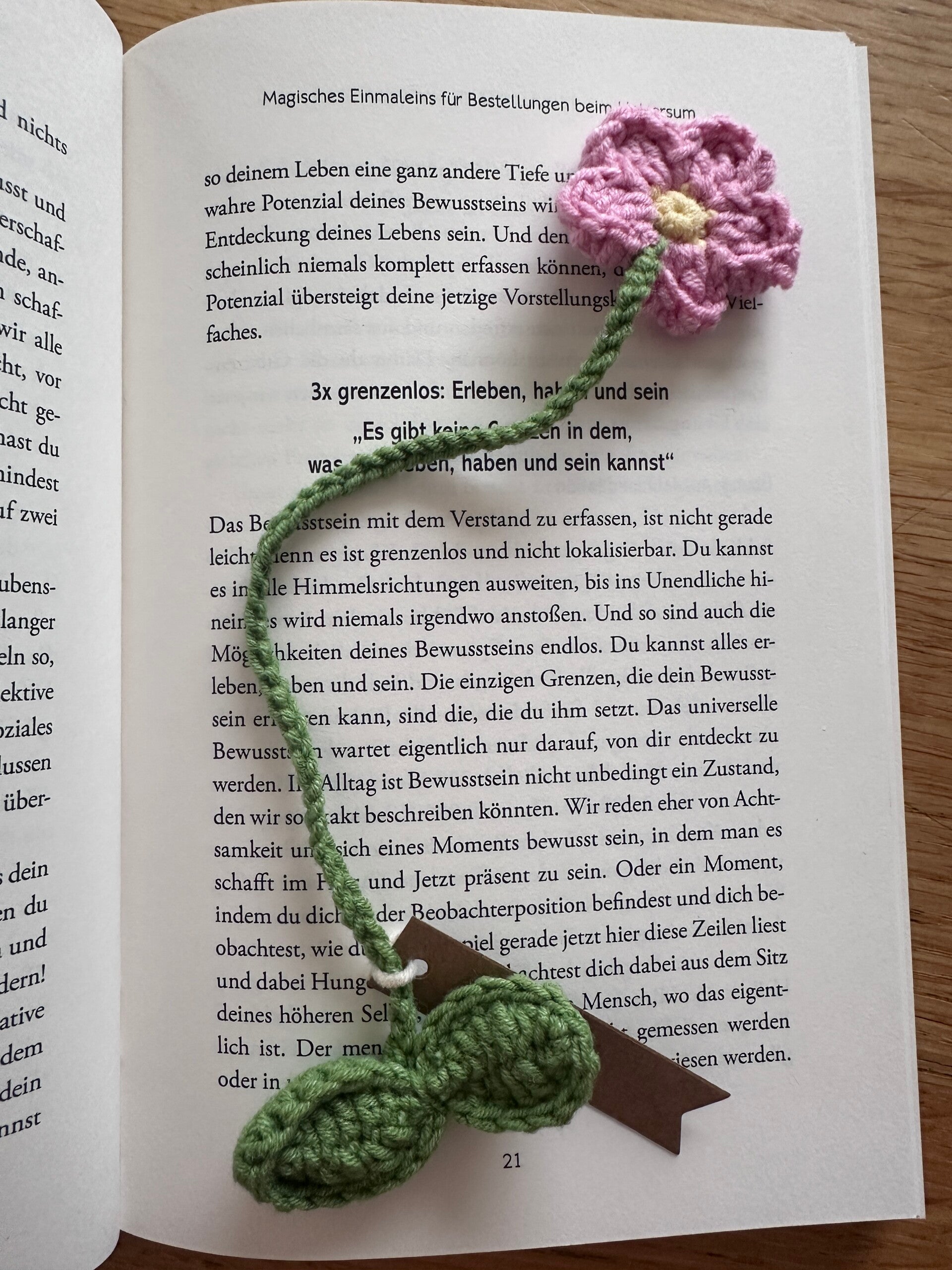 Lesebändchen ,Flower‘