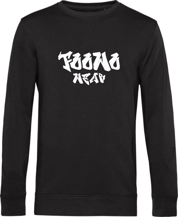 SWEATER STREET ART BASIC SCHWARZ