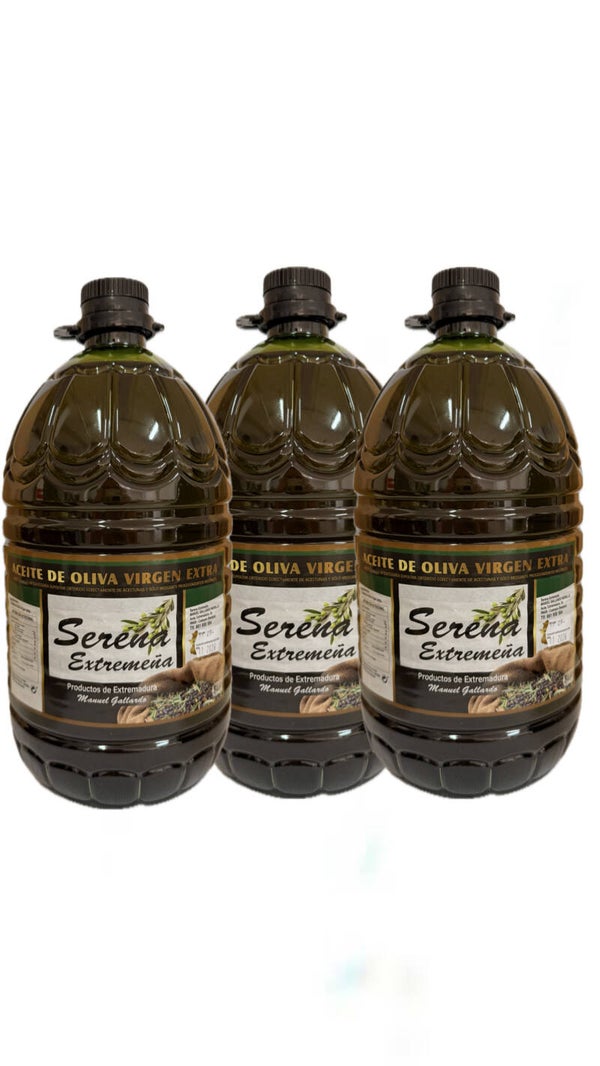 CAJA DE 3 GARRAFAS DE ACEITE DE OLIVA VIRGEN EXTRA 5L