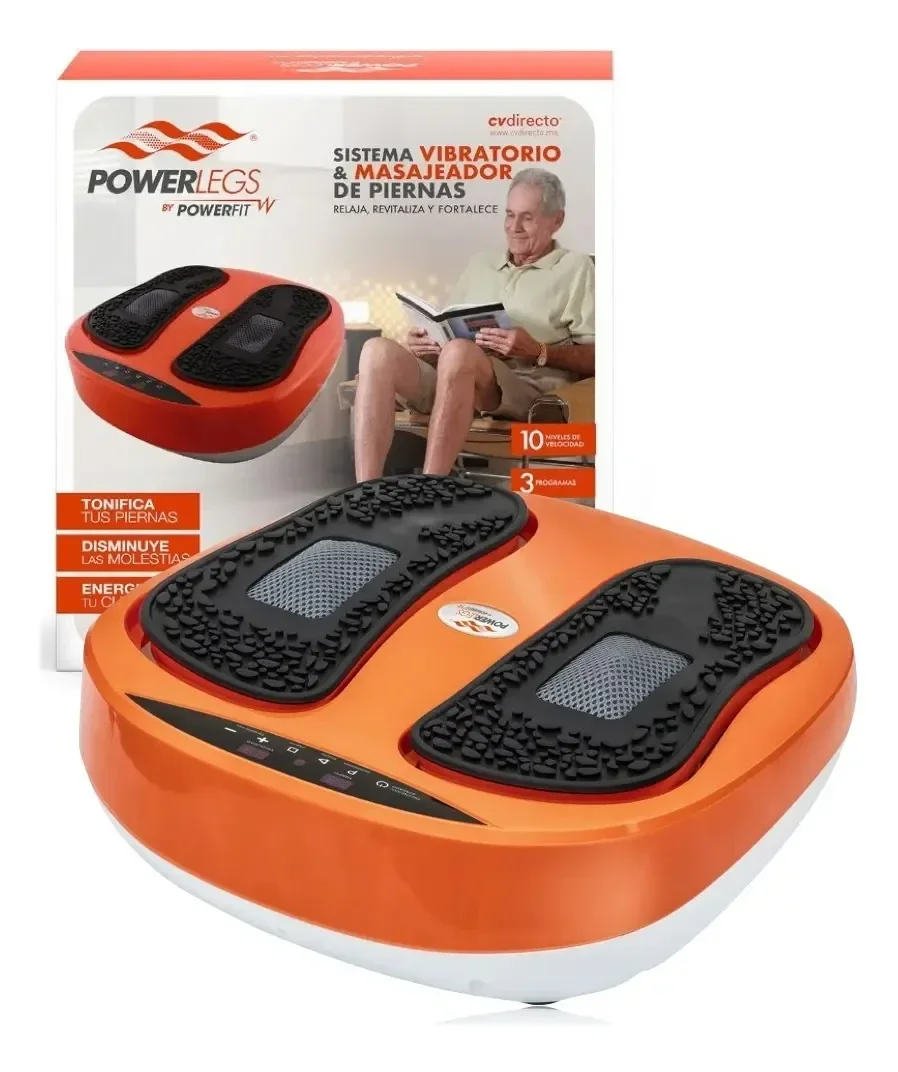 Power Legs Mejora Circulación Y Fortalece Piernas Cv Directo Naranja