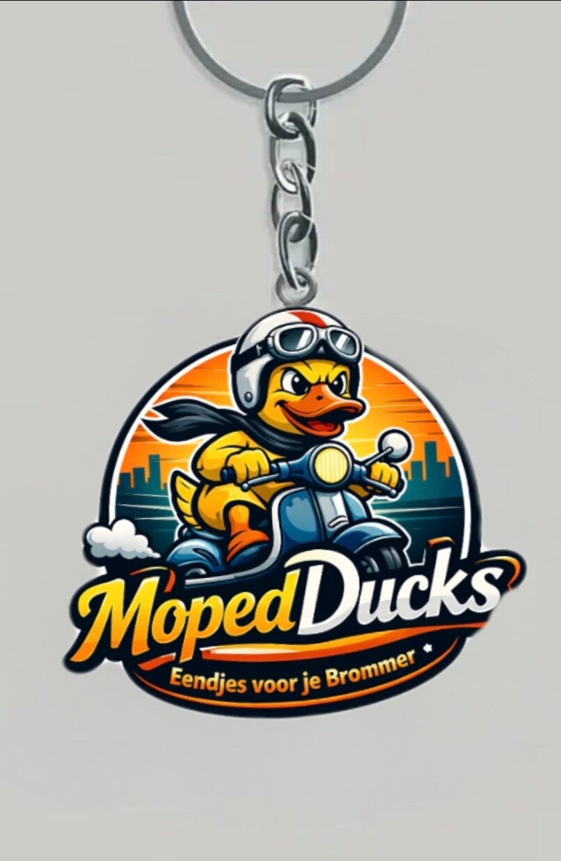 Mopedducks sleutelhanger