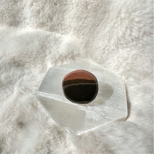 Polychroom Jaspis Emu egg