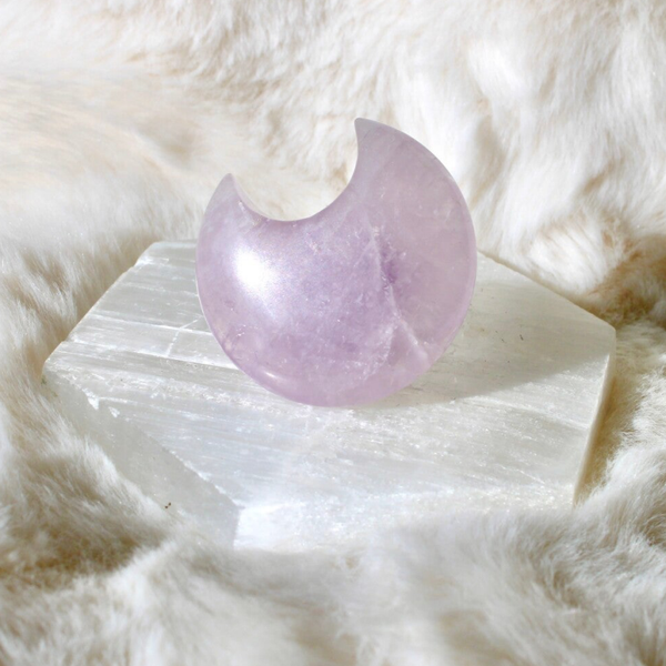 Amethist maan nachtlampje