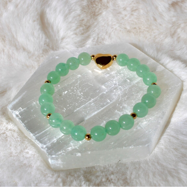 Aventurijn kogelarmband