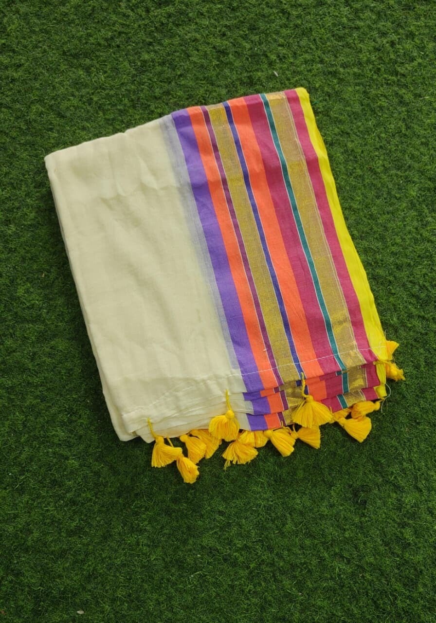 Mull Cotton Saree
