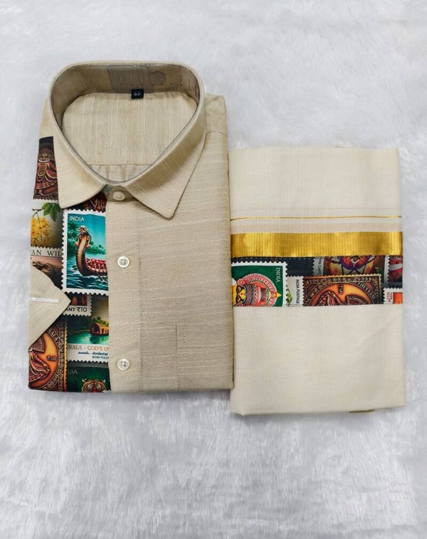 One side Printed Shirt APKJU2669