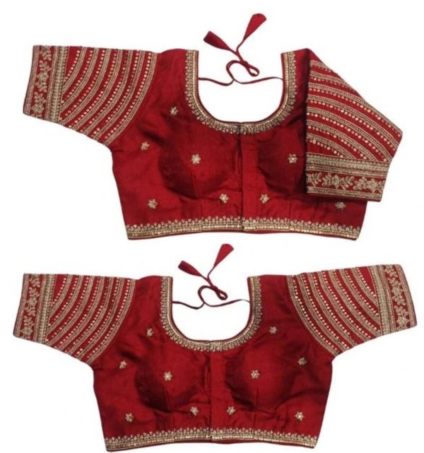Saree Blous  SUPO EMB. Half Sleeve wthe Unique Embroidery