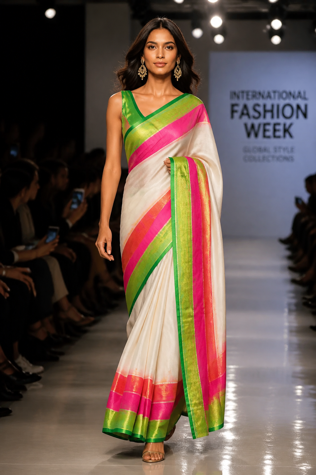 Kanchi Boarder Mull Cotton Saree