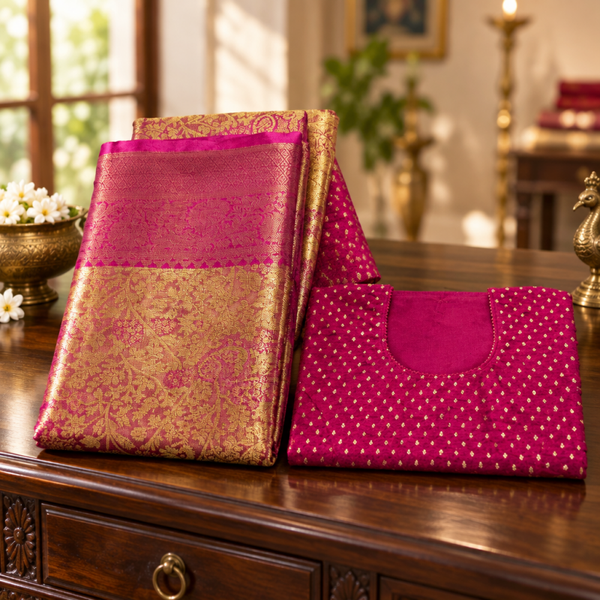 One Gram Gold Saree SL19-B8