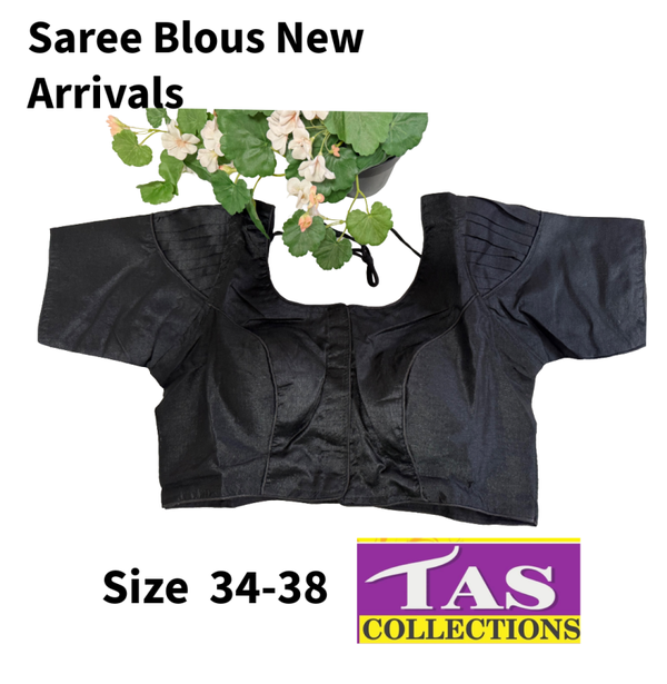 Saree Blouse Black PUAH1020