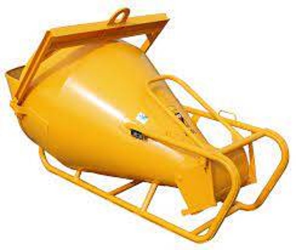 Stortkubel liggend onderlosser 750 liter