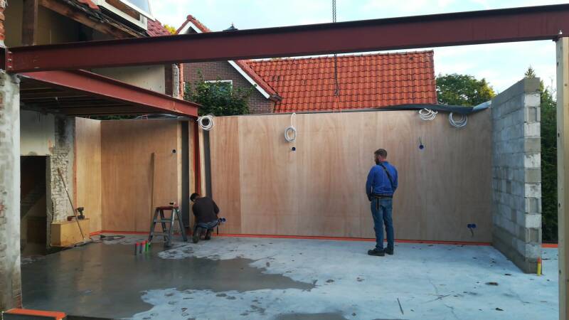 Prefab aanbouw