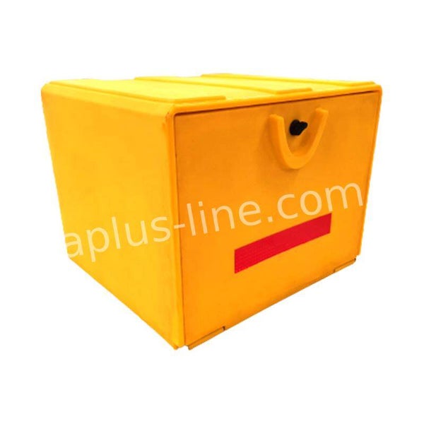 Bezorgkoffer geel 90 liter dubbel geisoleerd