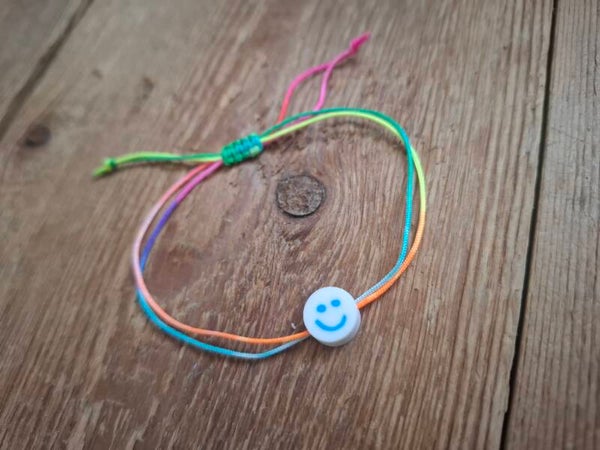 FILIGRANES Armband Smiley BUNT