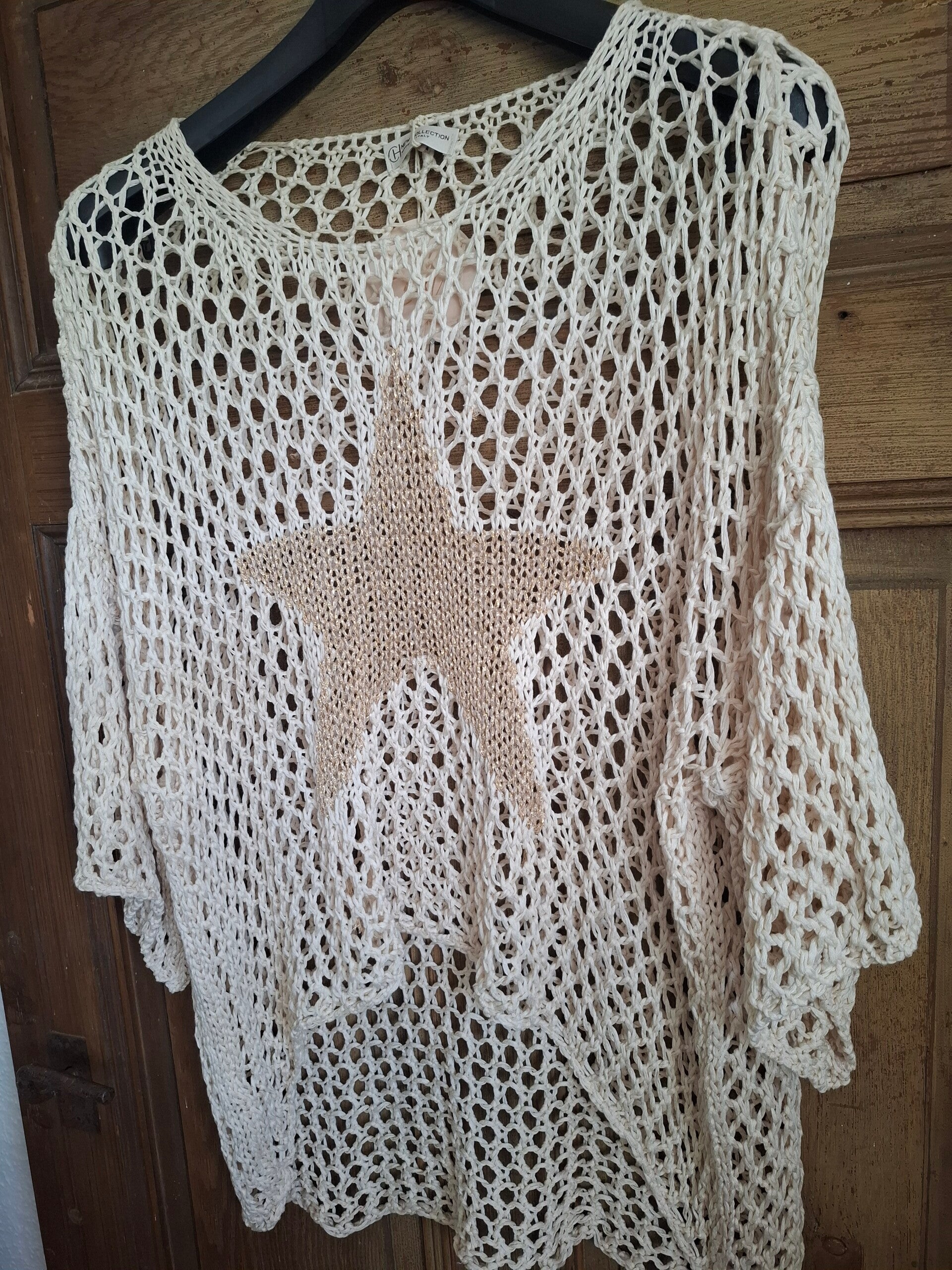 PULLOVER Stern BEIGE