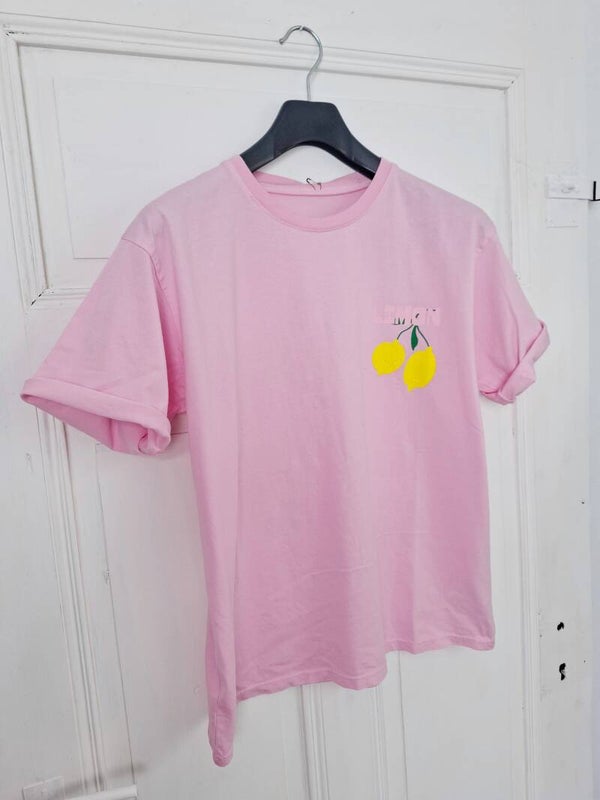 TSHIRT rosa LIMONCELLO