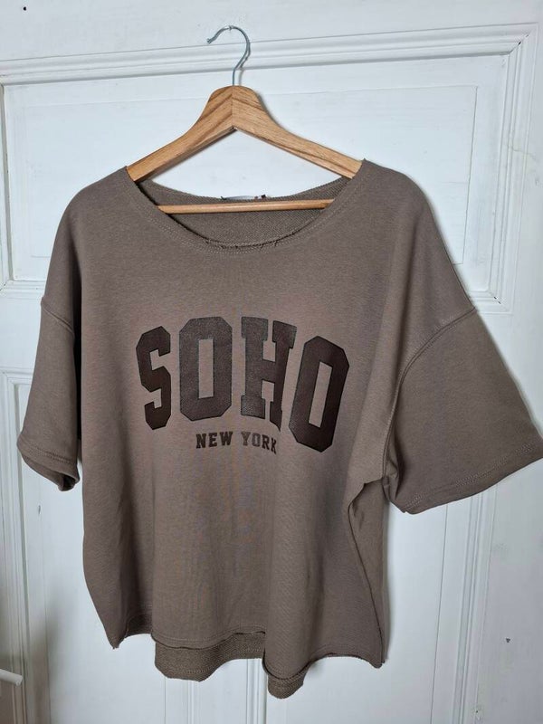 TSHIRT Soho New York TAUPE