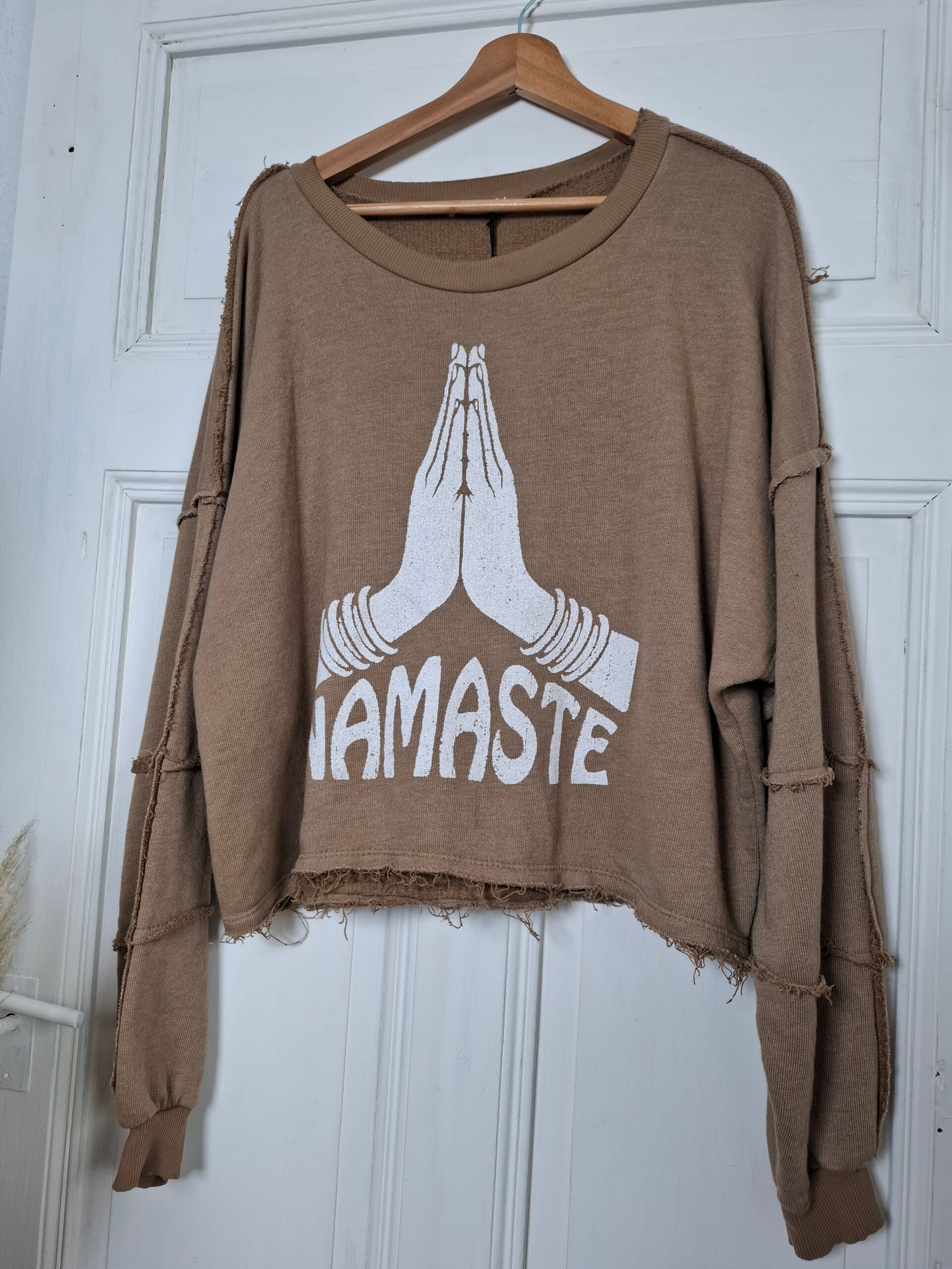 OVERSIZE Sweater NAMASTE KAMEL