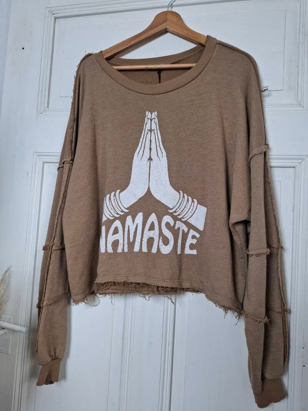 OVERSIZE Sweater NAMASTE KAMEL