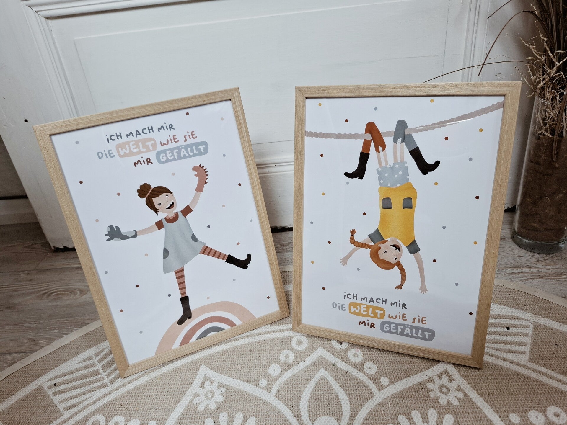 POSTER A4 inkl.Bilderrahmen PIPPI