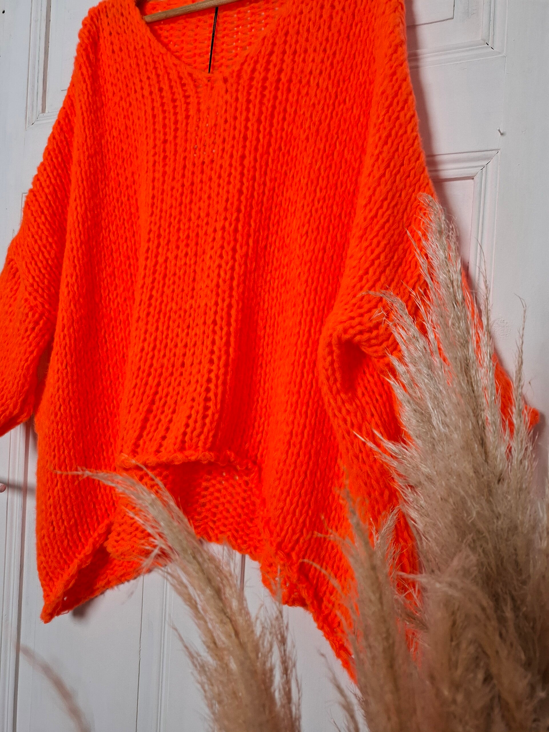 STRICKPULLOVER Orange