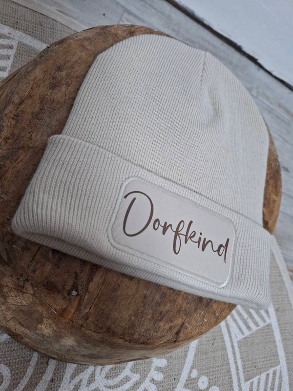 STRICKBEANIE beige DORFKIND