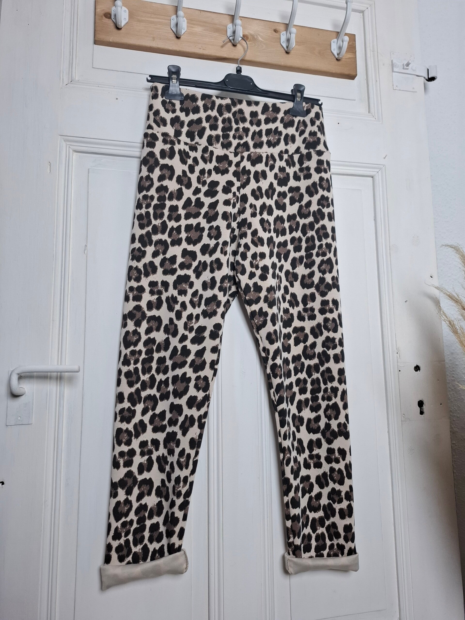 LEGGINGS beige LEO