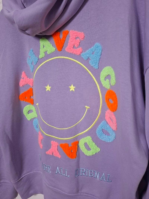 HOODIE Have a good Day to Day LILA