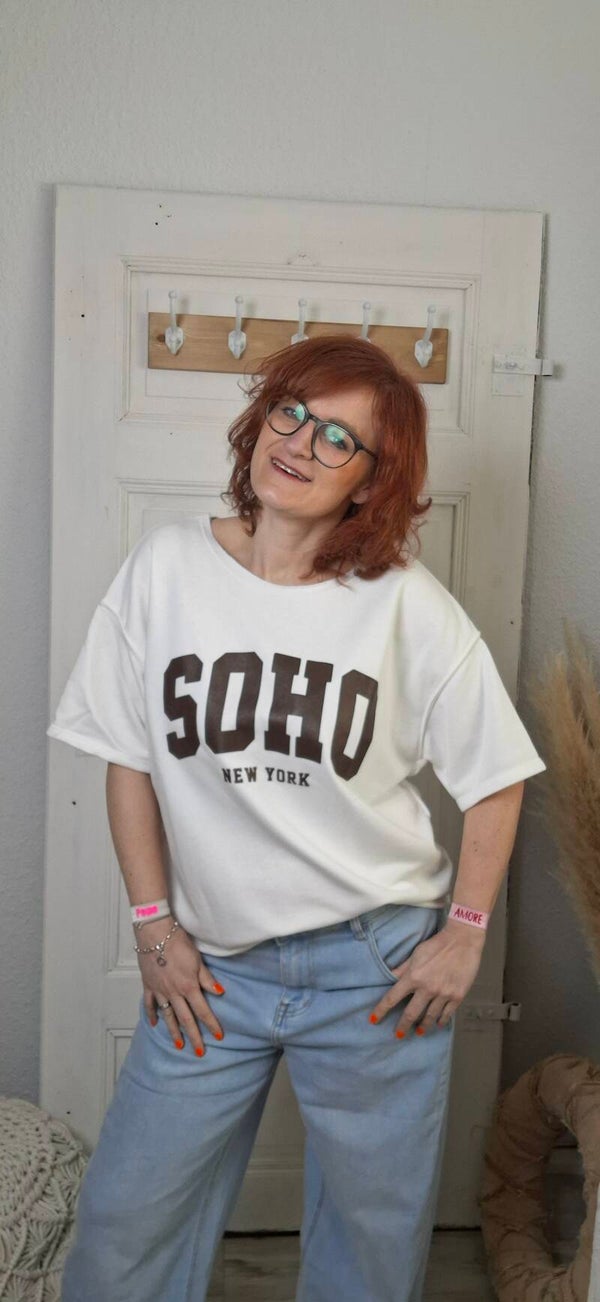 T-Shirt SOHO New York – Weiß