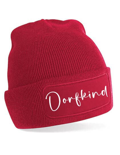 STRICKBEANIE rot DORFKIND