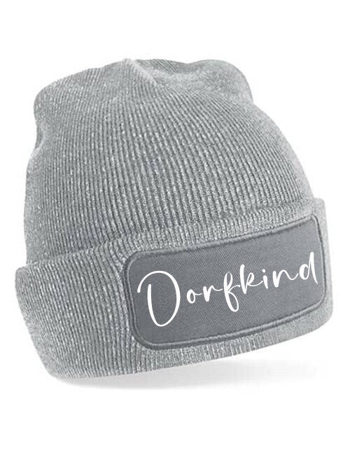 STRICKBEANIE grau DORFKIND