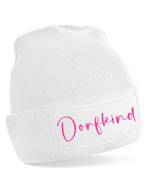 STRICKBEANIE weiß DORFKIND