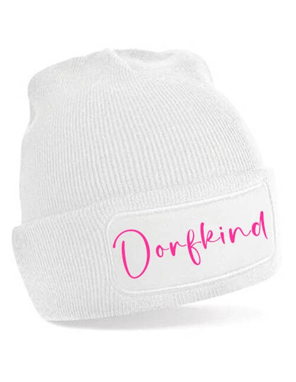 STRICKBEANIE weiß DORFKIND