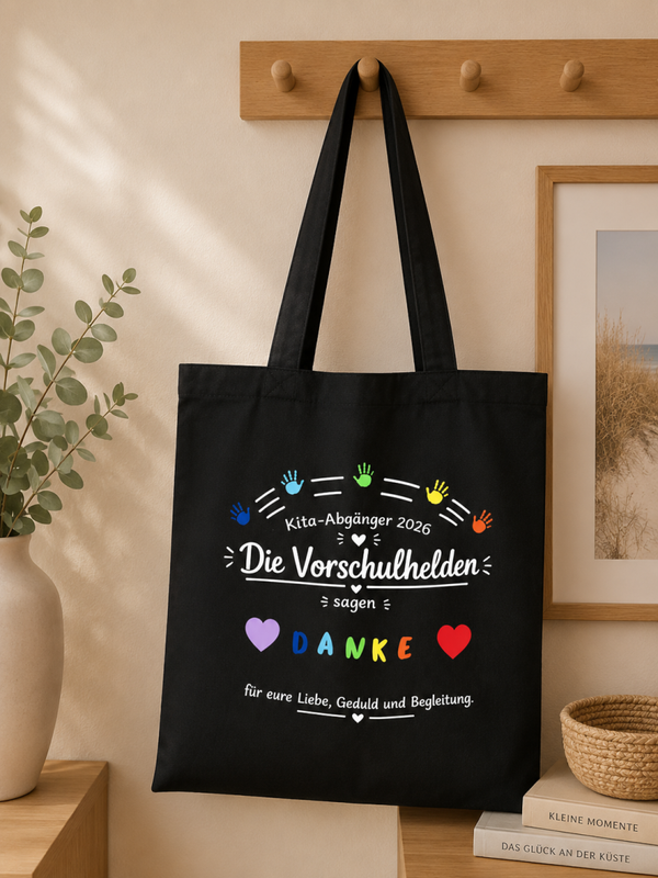 Baumwolltasche Kindergarten Verabschiedung