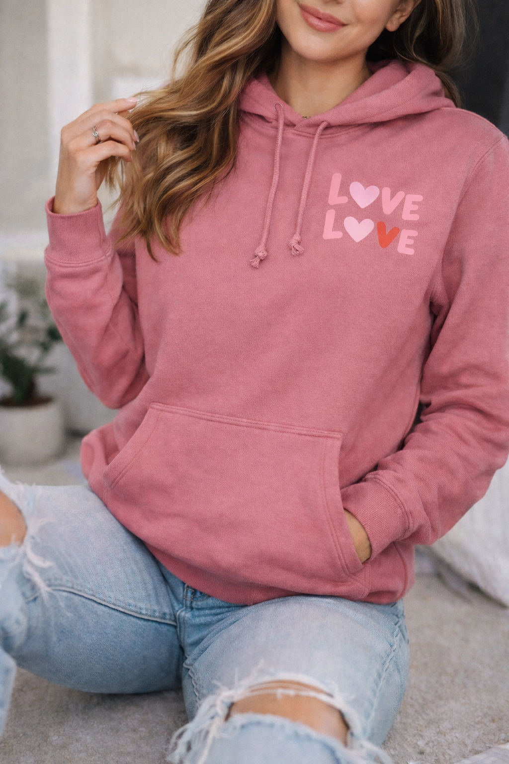 HOODIE *Love Love"