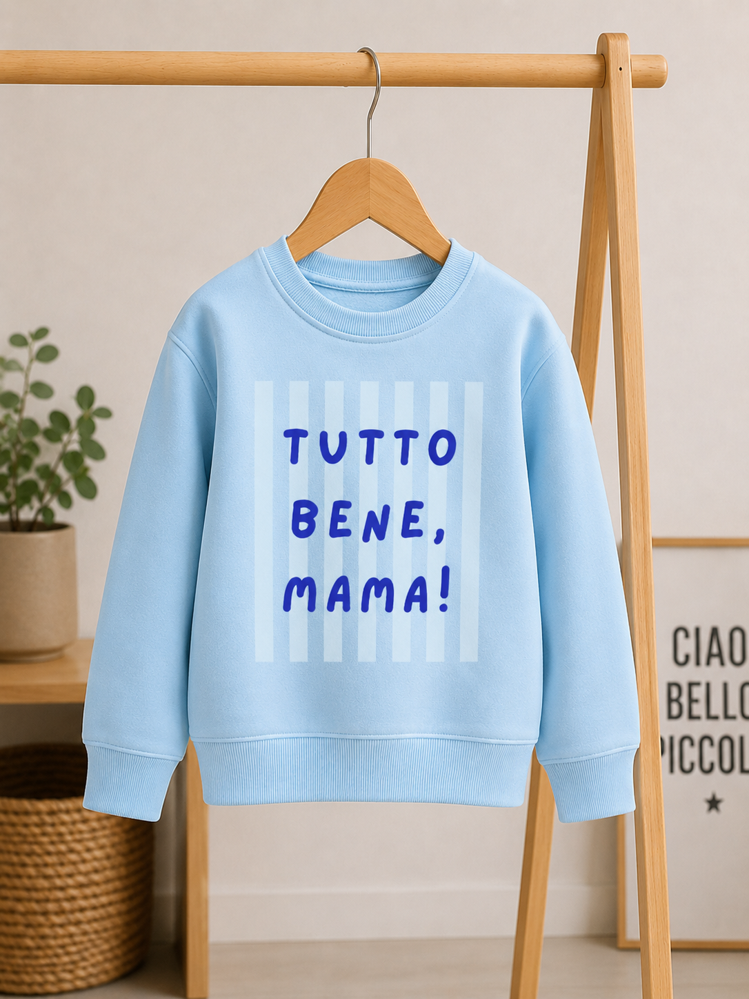 Sweatshirt Himmelblau Tutto Bene Mama