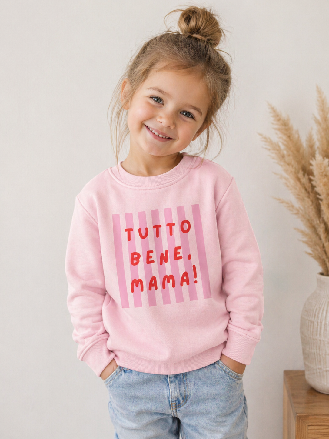 Sweatshirt Rosa Tutto Bene Mama