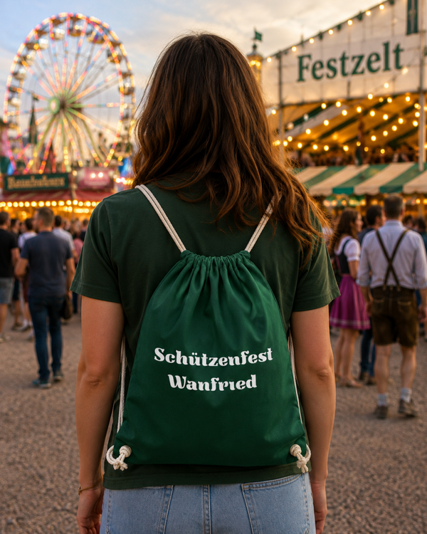 Rucksack „Schützenfest Wanfried“– Veredelt von Hand