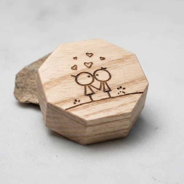 ​L'Écrin en Frêne Massif "Le Fidèle" - Personnalisable & Artisanal