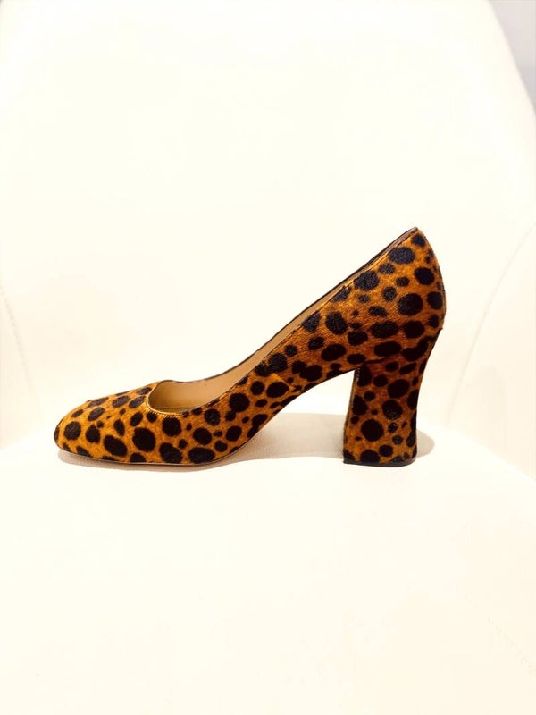 Stuart Weitzman Leopard Calfskin Pumps