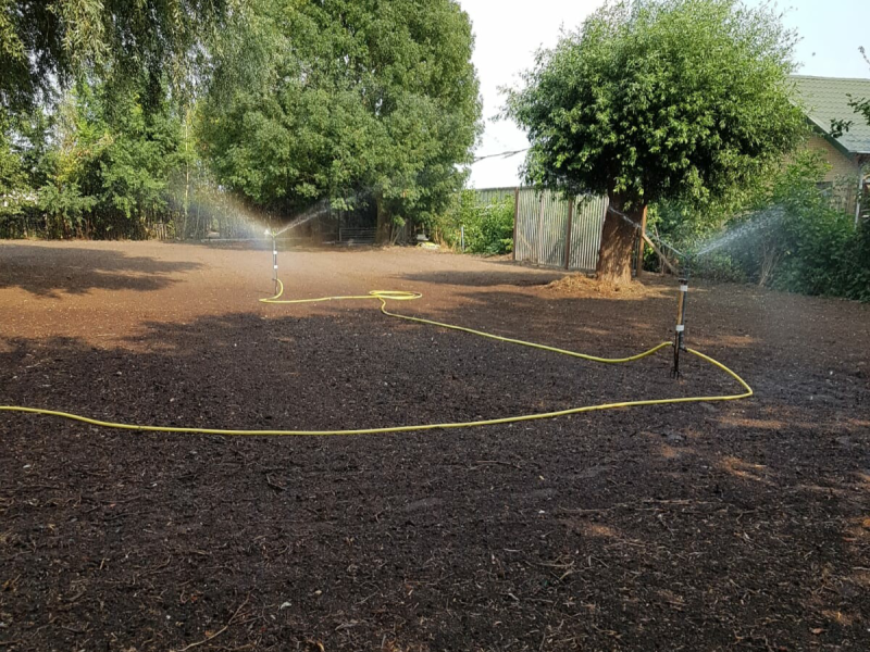 Inzaaien, water geven en wachten op de eerste grasspriet.