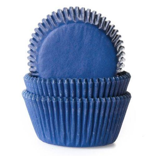 HOM baking cups donker blauw